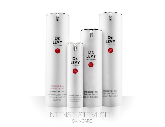 dr levy switzerland intense stem cell range of anti-ageing cosmeceuticals